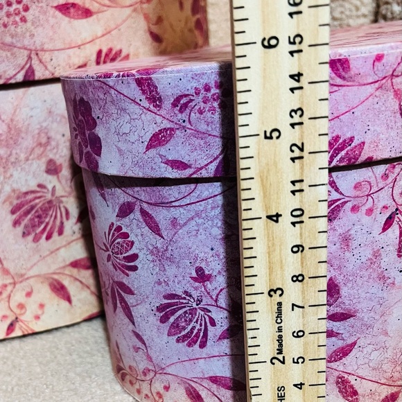 Floral Patterned Storage Boxes - Picture 12 of 12